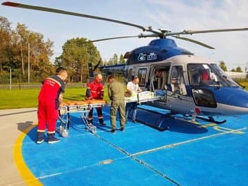 Санитарная авиация - Транспортировка больных вертолетом в Москву