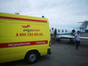 Лечение в России - Организация санитарной авиации для больного с коронавирусной инфекцией