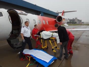 Лечение в России - Медицинская транспортировка самолетом из Германии в Москву
